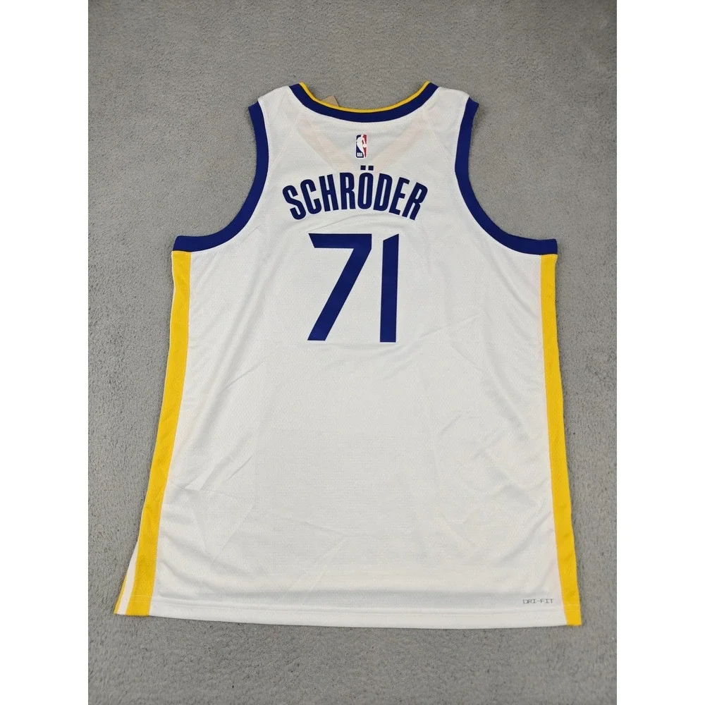 Nike Golden State Warriors Jersey‎ Mens XL White NBA Basketball Dennis Schroder